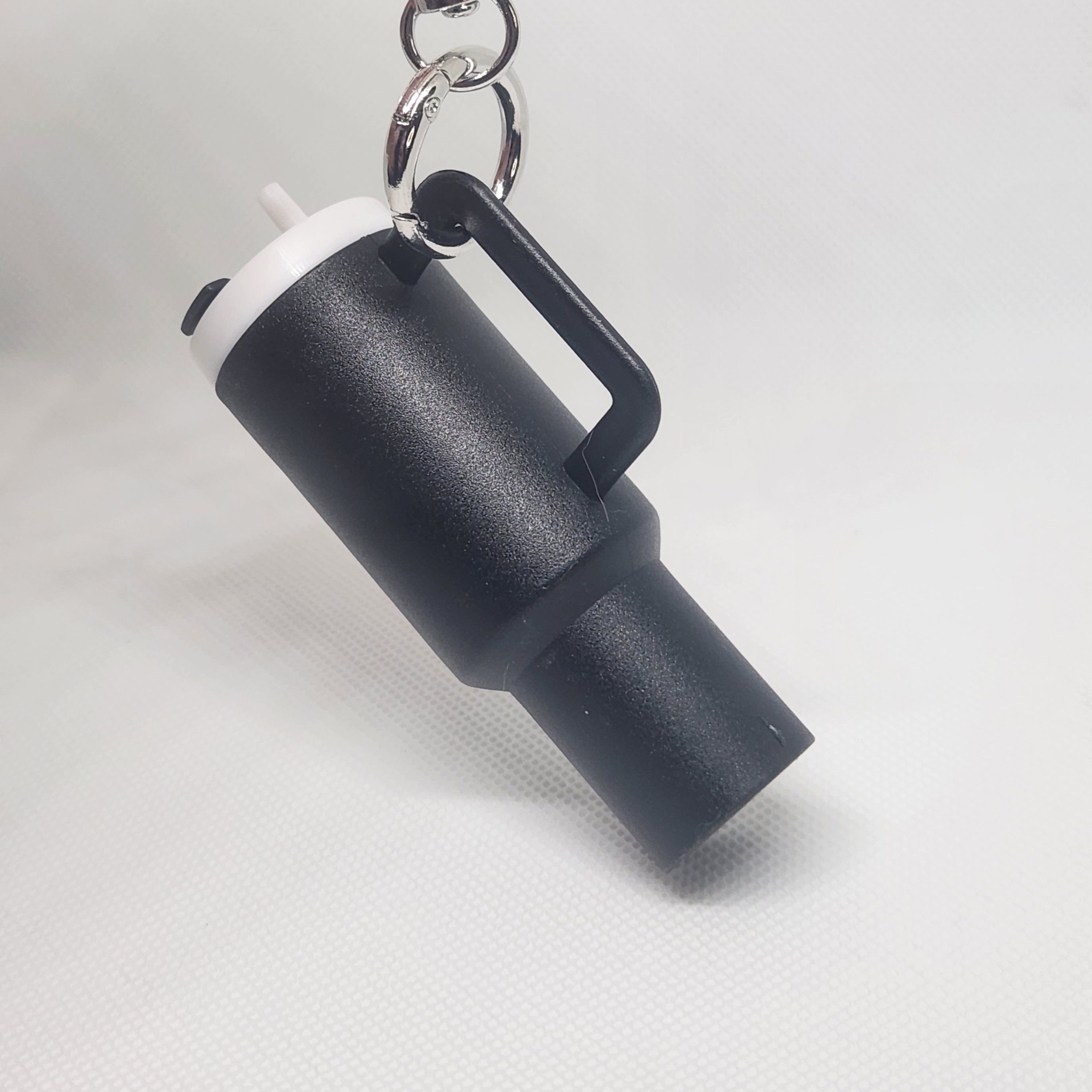 Mini water bottle Lip Balm holder keychain