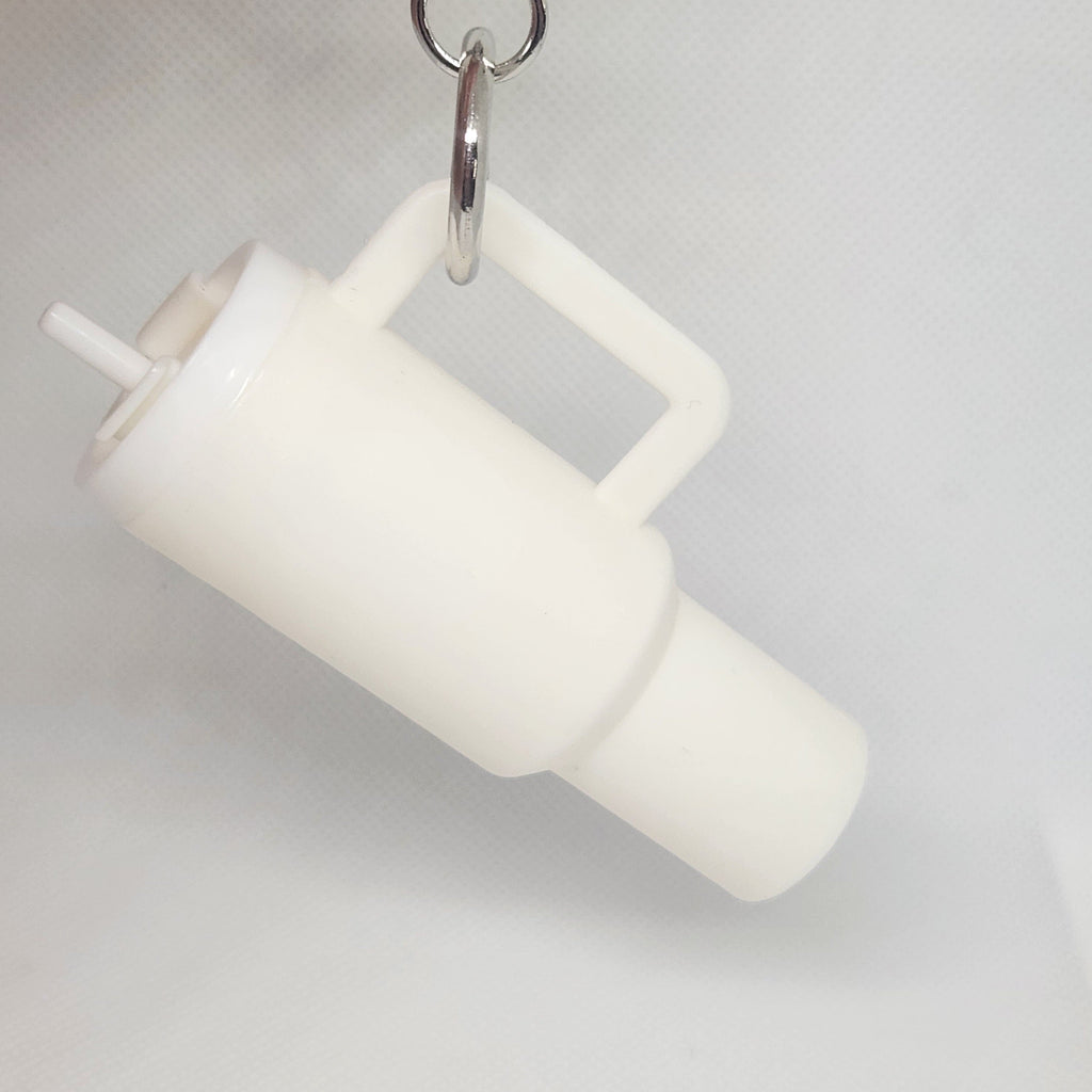 Mini water bottle Lip Balm holder keychain