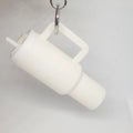 Mini water bottle Lip Balm holder keychain