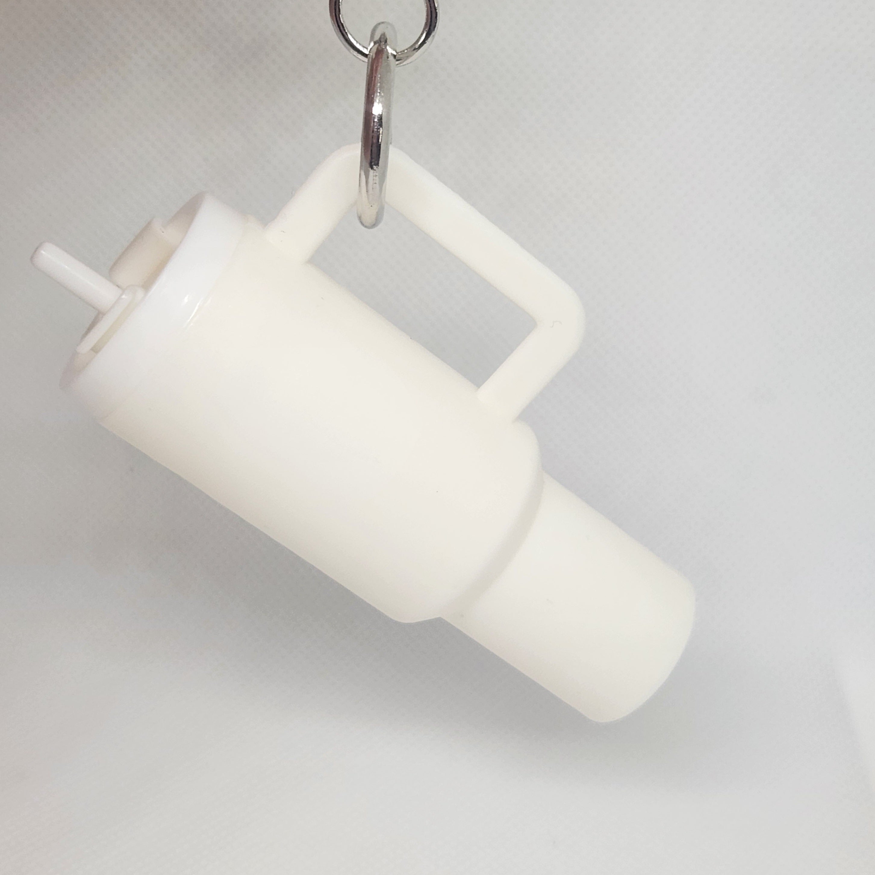 Mini water bottle Lip Balm holder keychain