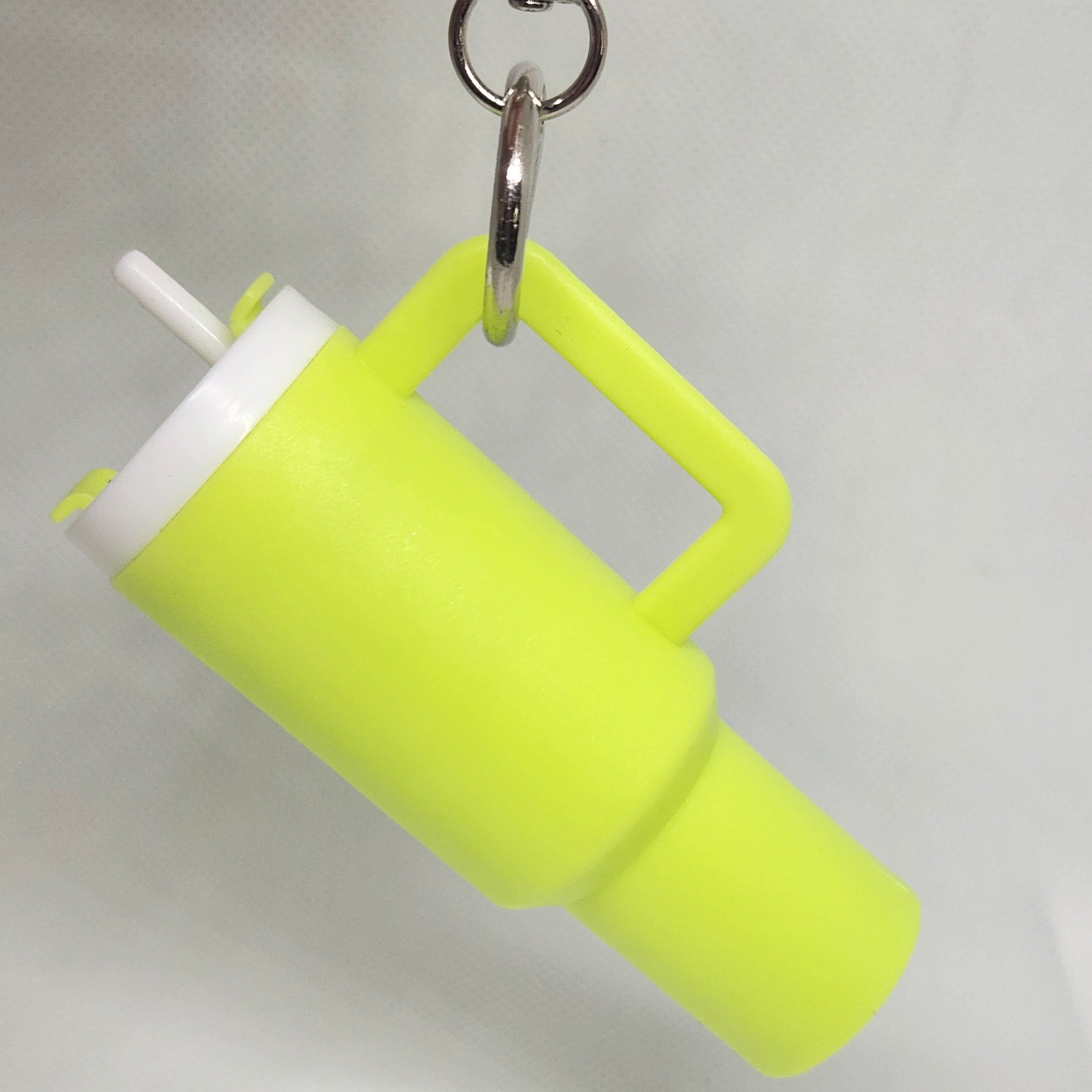 Mini water bottle Lip Balm holder keychain