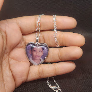 Heart Photo Necklace