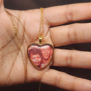 Heart Photo Necklace