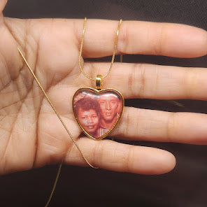Heart Photo Necklace