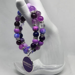 Two Piece Purple Bracelet Sets
