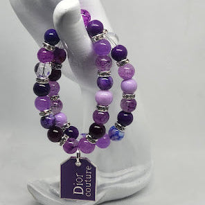 Two Piece Purple Bracelet Sets
