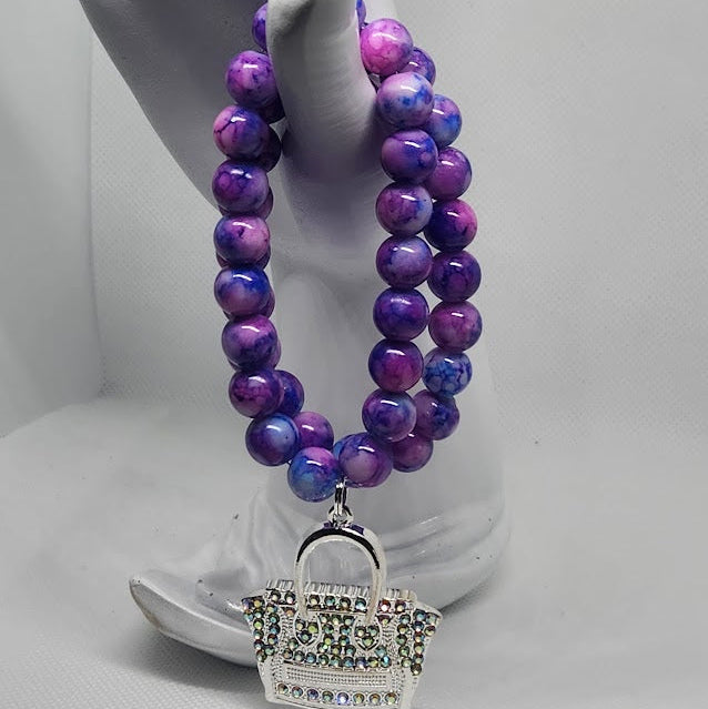 Two Piece Purple Bracelet Sets