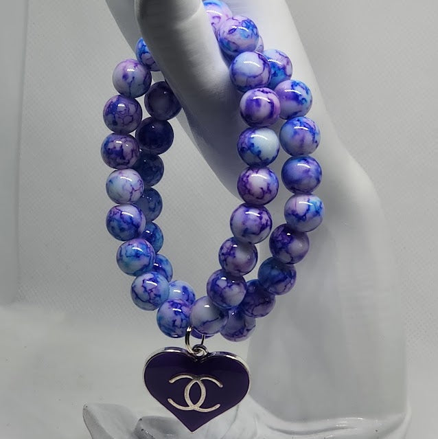 Two Piece Purple Bracelet Sets