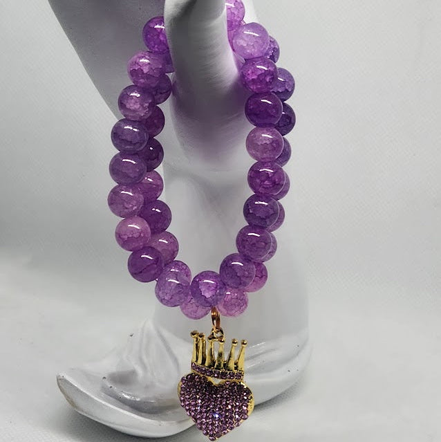 Two Piece Purple Bracelet Sets