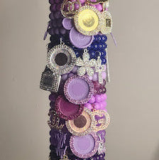Purple Photo Bracelet Set