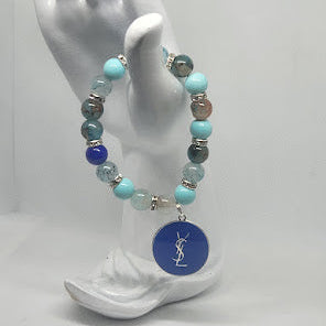 1 Piece Blue Charm Bracelet