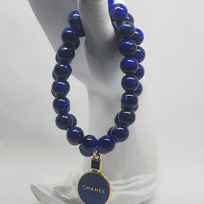 2 Piece Blue Charm Bracelet Set