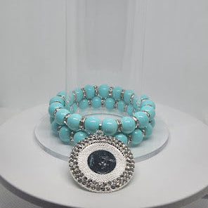 Blue Photo Bracelet