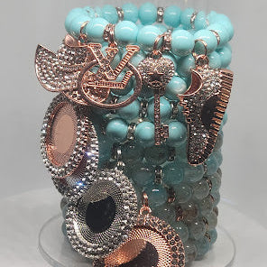 Blue Photo Bracelet
