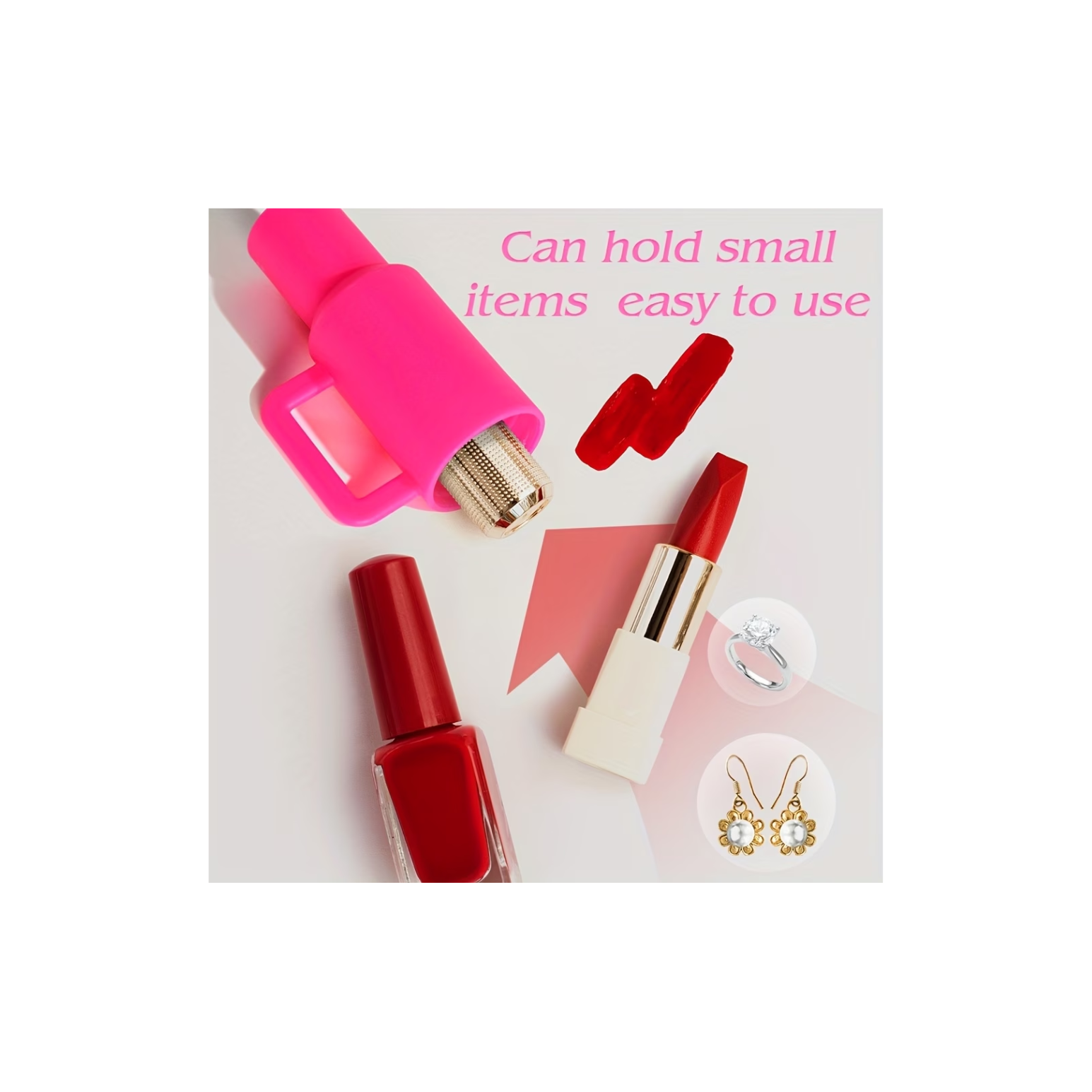Mini water bottle Lip Balm holder keychain