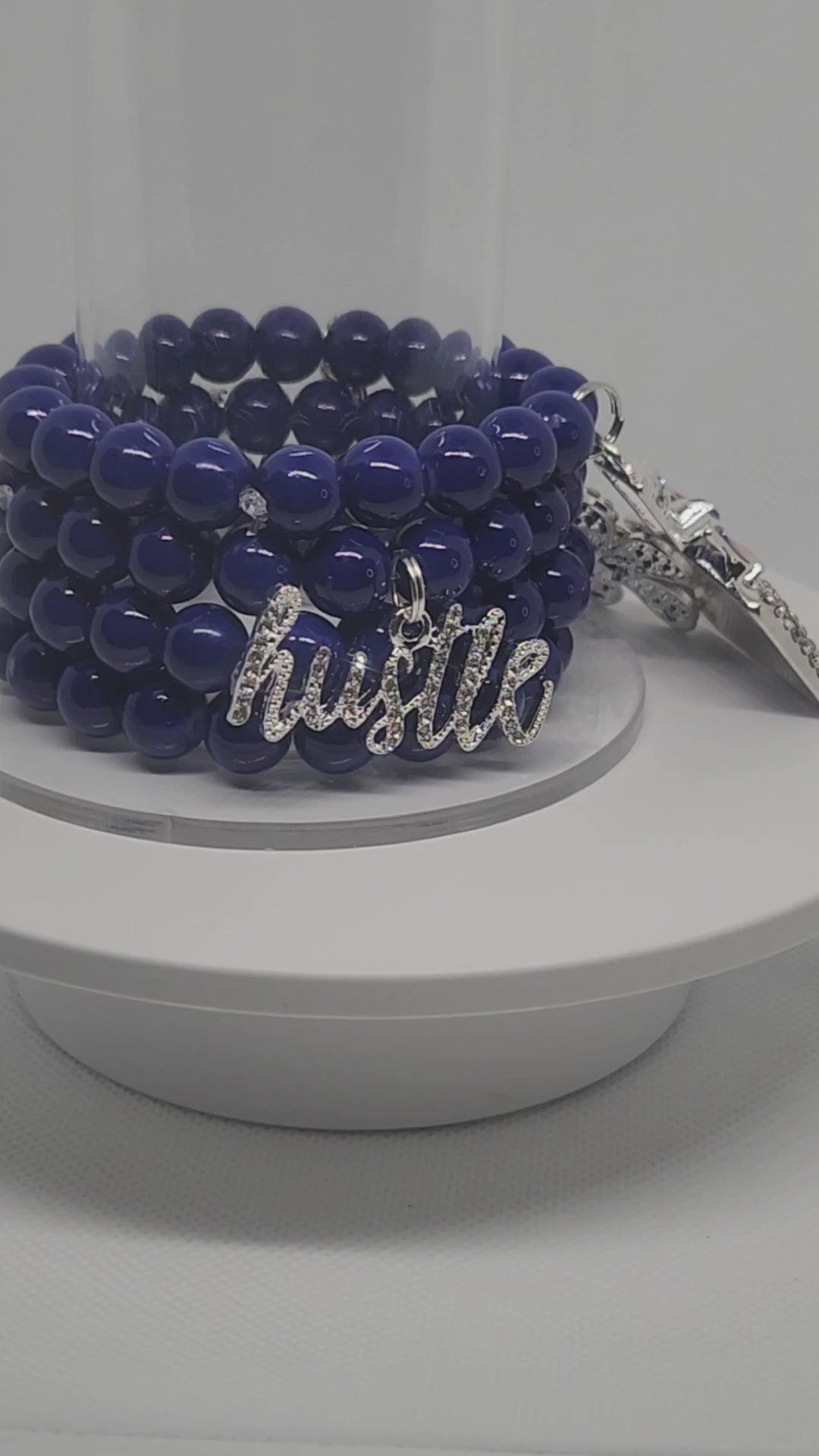 Purple Photo Bracelet Set